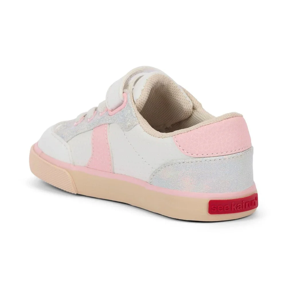 See Kai Run Connor Sneakers Toddler 5 M White Pink Low Top Casual Shoes ZOGG3319